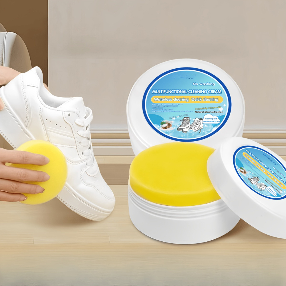 Sneaker Care Whitener - كريم تنظيف الأحذية البيضاء، مبيض ومزيل