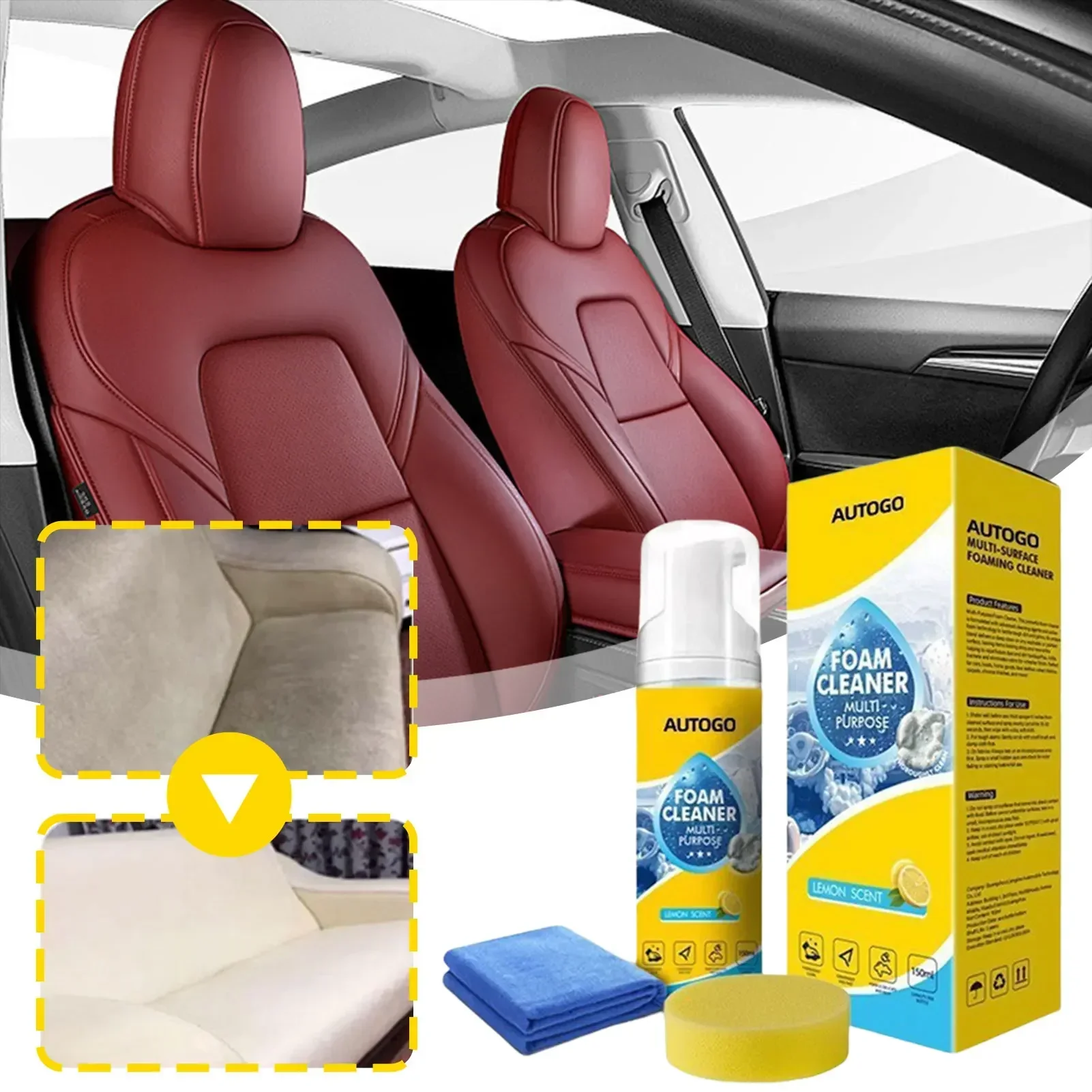 Sneaker Leather Care - منظف رغوي متعدد الاستخدامات 150 مل