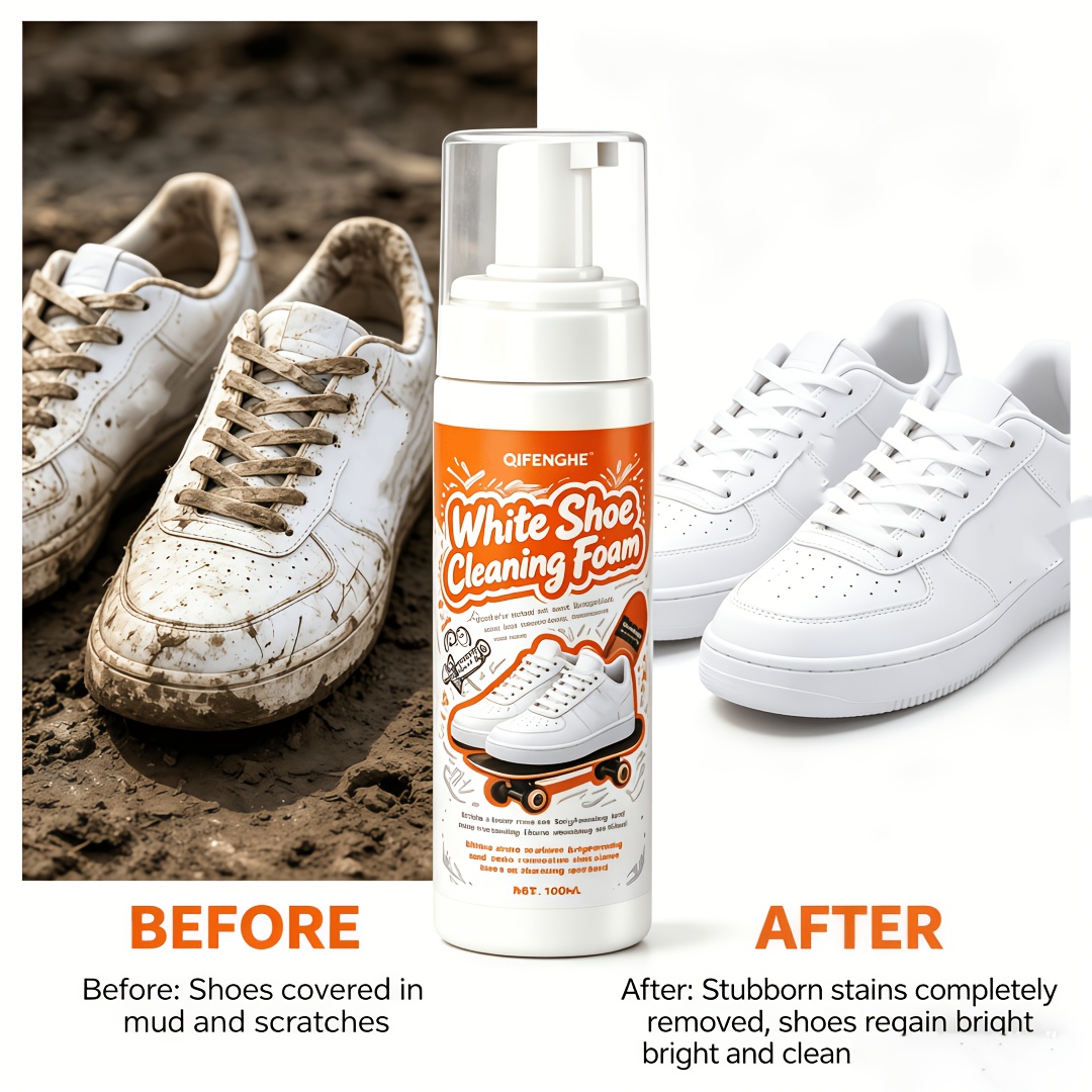 منظف أحذية أبيض محمول بدون شطف - مراجعة Sneaker Leather Care وسعره