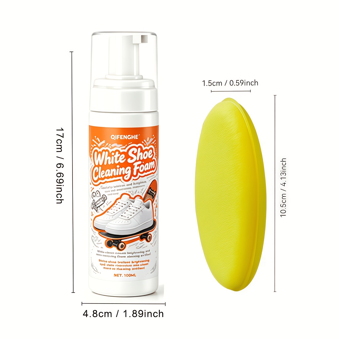 منظف أحذية أبيض محمول بدون شطف - مراجعة Sneaker Leather Care وسعره