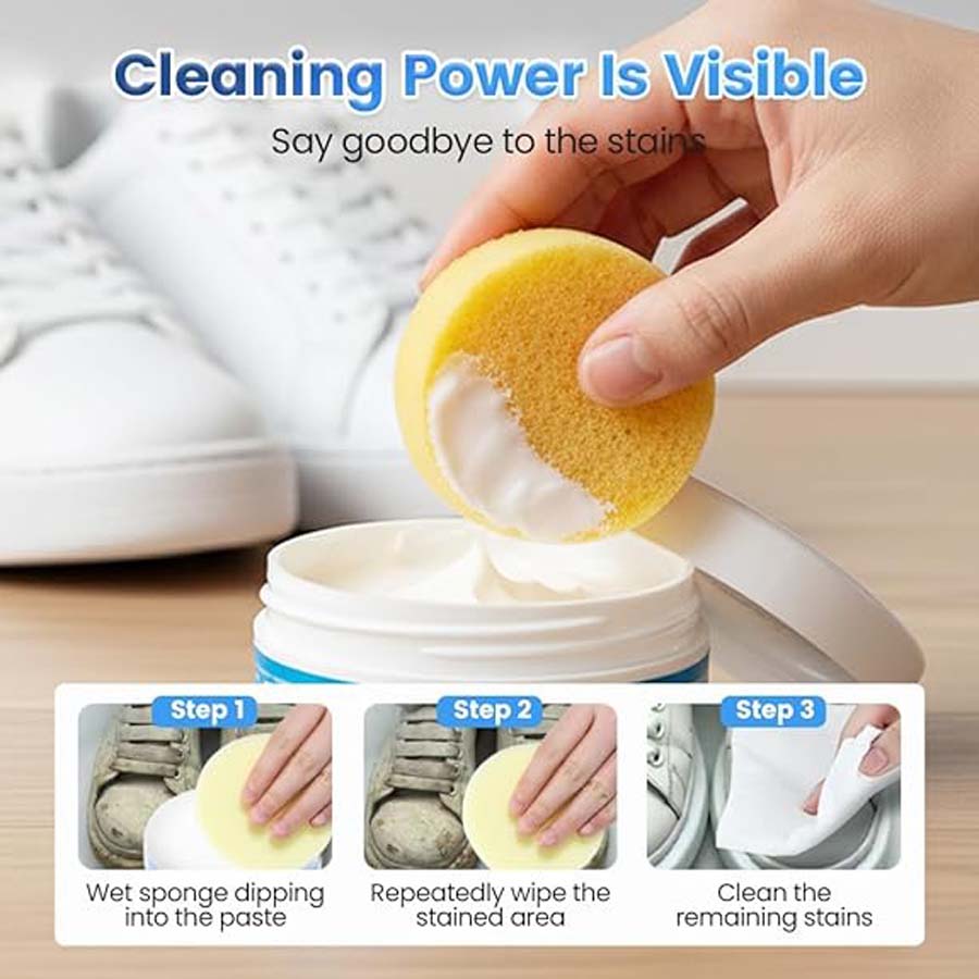 معجون تنظيف الأحذية البيضاء، م - مراجعة Sneaker Care Whitener وسعره