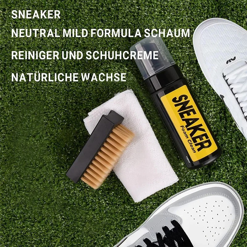 مجموعة أدوات تنظيف رغوة الأحذي - مراجعة Sneakers Care وسعره