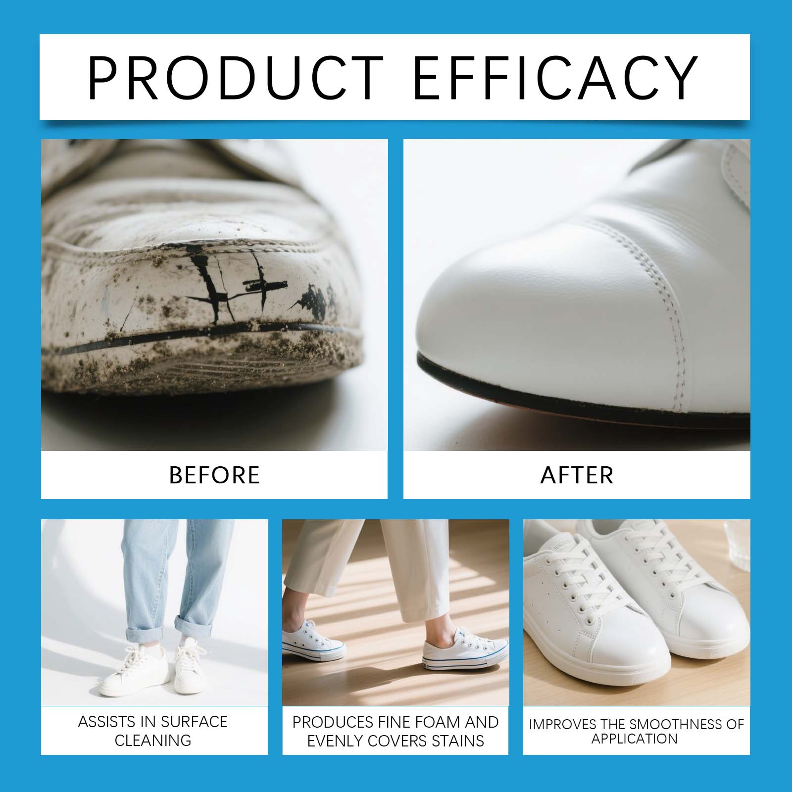 كريم تنظيف الأحذية البيضاء، مز - مراجعة Sneaker Care Whitener وسعره