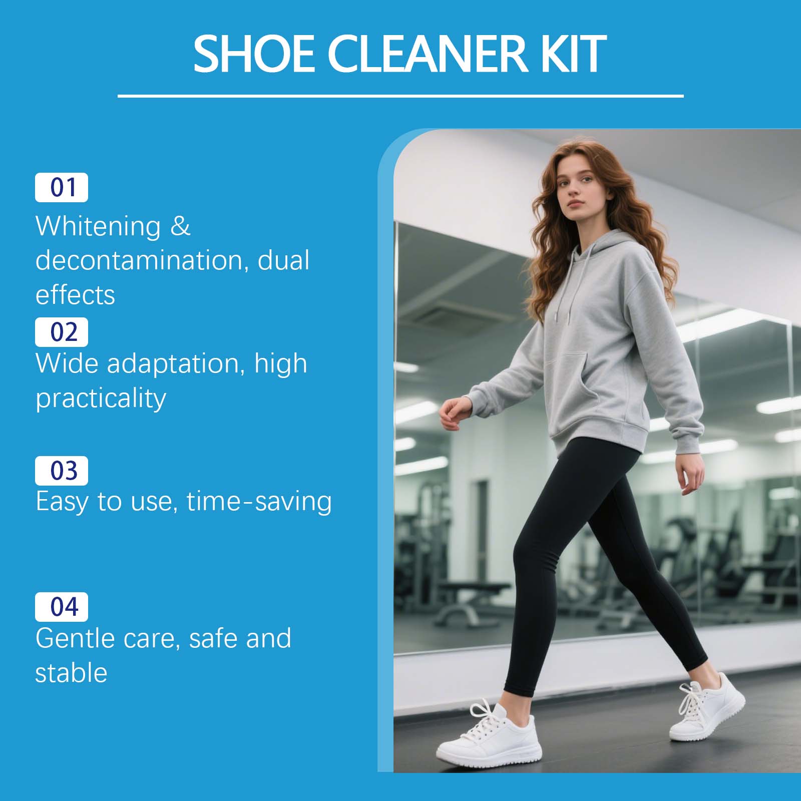 مجموعة جل تبييض الأحذية مع شري - مراجعة Sneaker Care Whitener وسعره