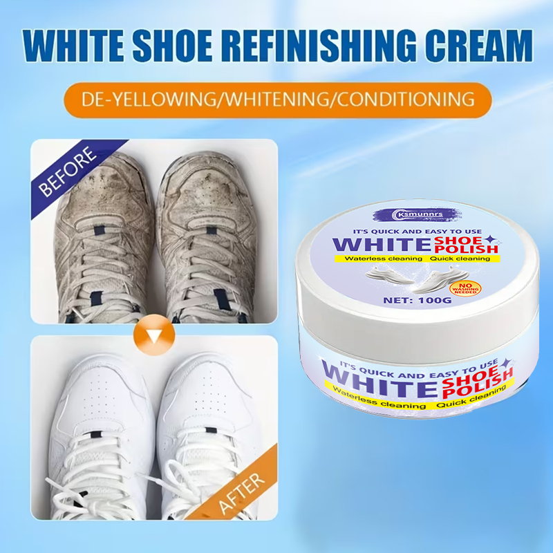 كريم العناية بالأحذية البيضاء، - مراجعة Sneaker Care Whitener وسعره